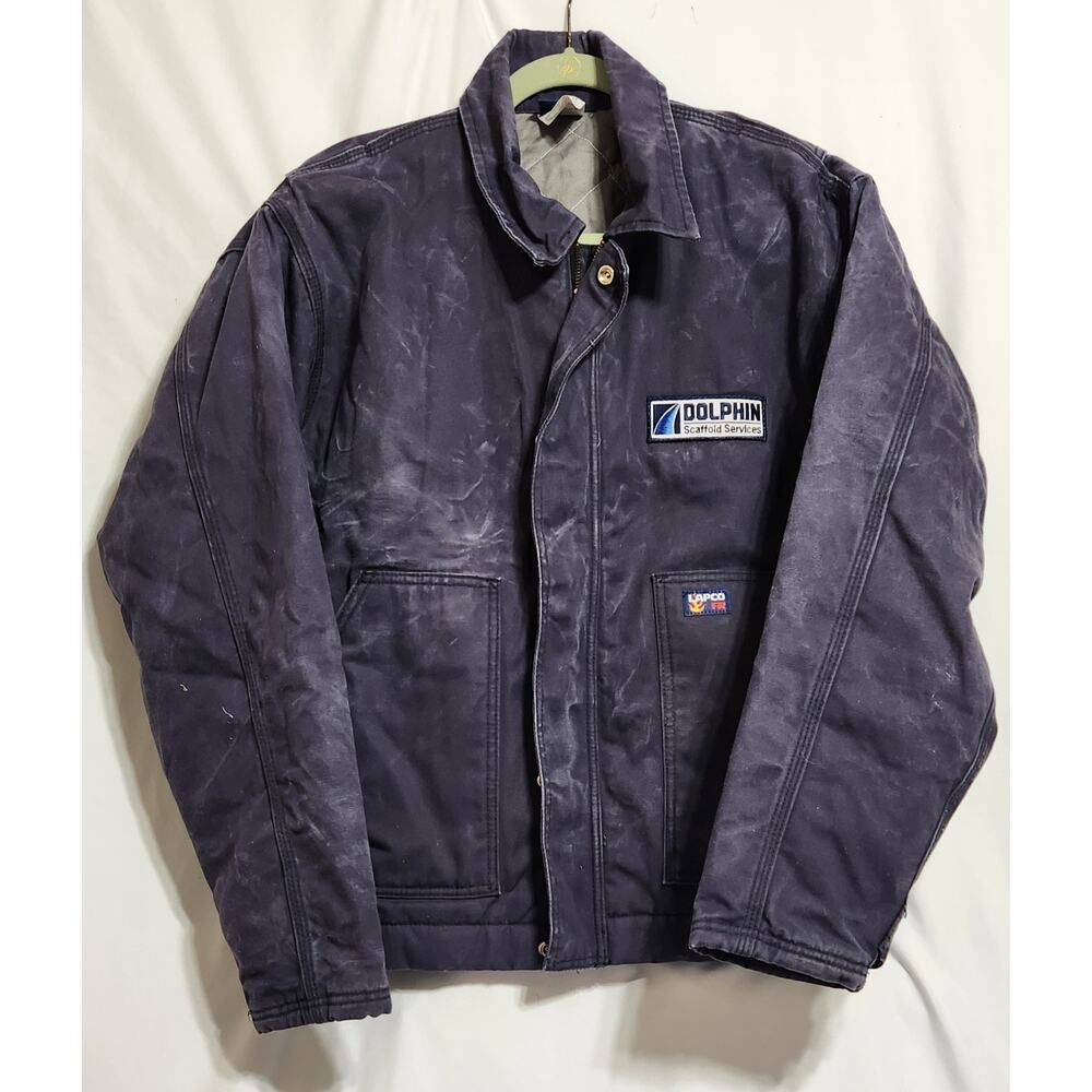 Mens Large LAPCO FR Cat3‎ Jacket Duck Canvas Fire Flame Resistant Heavy Duty